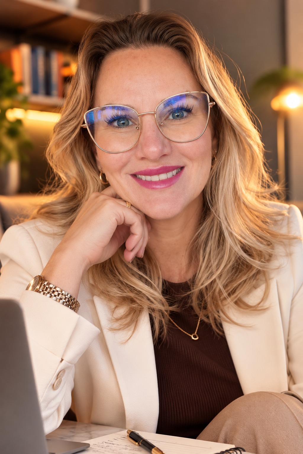 Retrato de Adriana Leipnitz Hertcert, psicóloga clínica e psicanalista