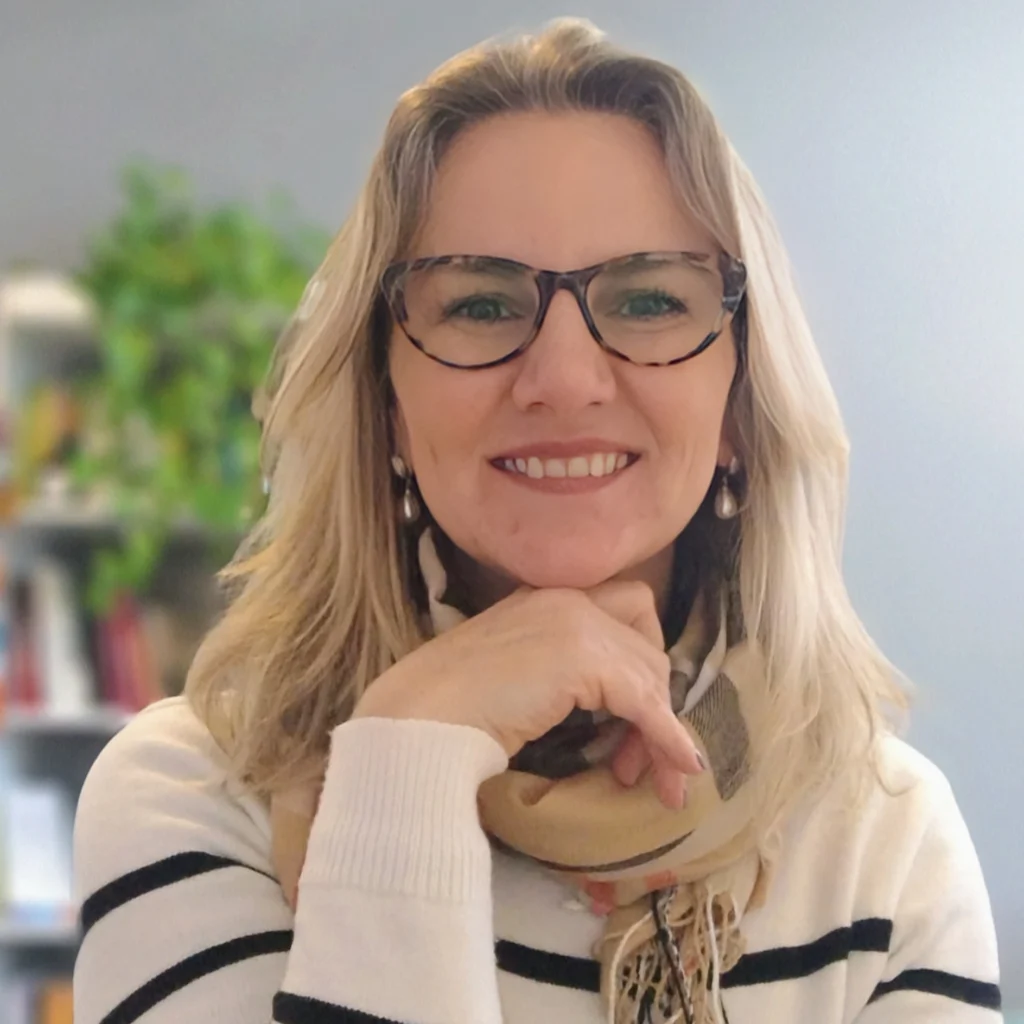 Retrato de Adriana Leipnitz Hertcert, psicóloga clínica e psicanalista